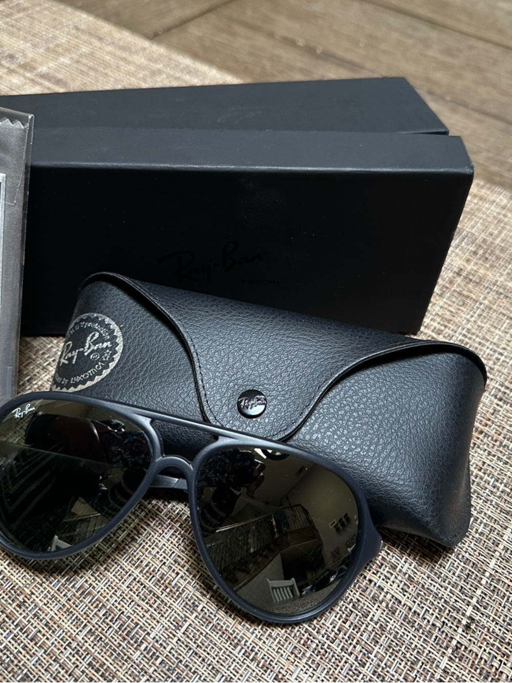 Ray-Ban RB4235 Sunglasses – Matte Slate Gray | Brand New - Picture 9 of 9